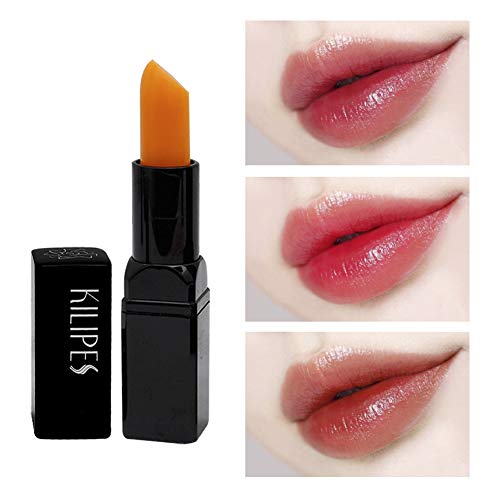 Moisturizing Color Change Lipstick, Natural Nourishing Mood Lip Stick Moisturizer Lip Gloss Balm with Vitamin E for Dry & Chapped Lips Valentine's Day Gift