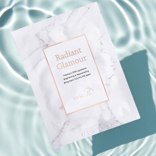 YoungMe Rejuvenating Korean Sheet Mask - Hypoallergenic Face Mask for All Skin Types, 25g x 6 Sheets