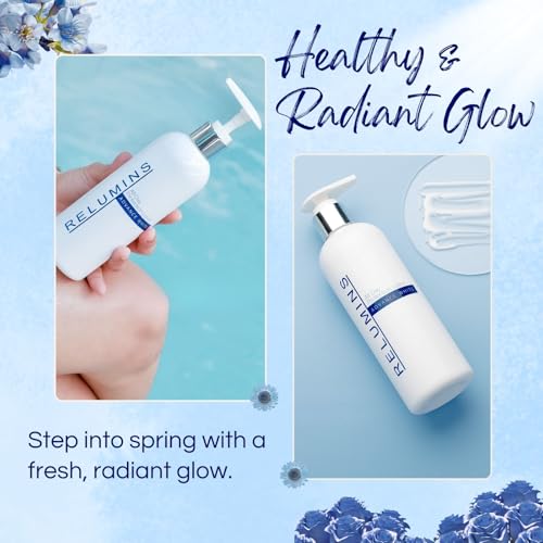 Relumins Advance All-in-One Day Lotion - Spring Glow Essential Lightweight, Fast-Absorbing Hydrating Moisturizer with Argan Oil ? Softens, Smoothens & Nourishes Skin - Paraben-Free Daily Lotion, 300ml