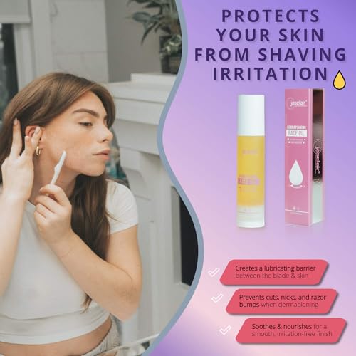 Dermaplaning Oil & Dermaplane Serum Bundle ? Ultra-Glide Pre-Shave Oil & Hydrating Post-Shave Serum for Smooth, Radiant Skin