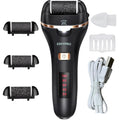 CIVYPRO Black Electric Foot Callus Remover Rechargeable Pedicure Tool Waterproof