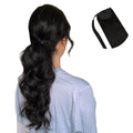Hotbanana Human Hair Ponytail Extension 14 Inch Jet Black 75g - Soft & Silky, Variation of 14 Inch-75g / Ponytail-1 Jet Black