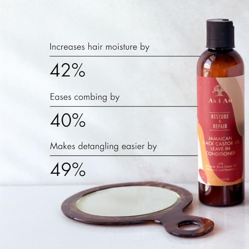 AS I AM JBCO Jamaican Black Castor Oil Leave in Conditioner, 501658