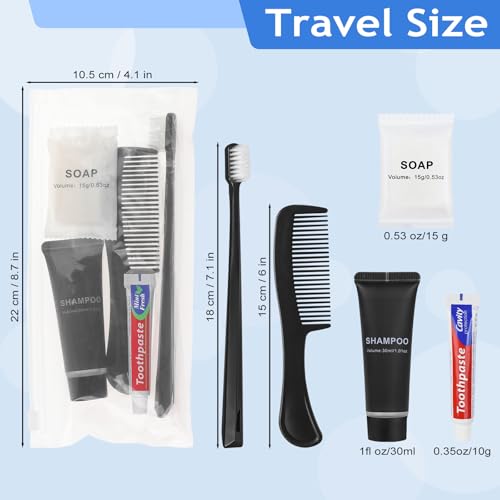 Hygiene Kit, Personal Hygiene Kit with Individual Package, Bulk Hygiene Supplies are Suitable for Travel, Hotel, Camping, Household (50 Set)