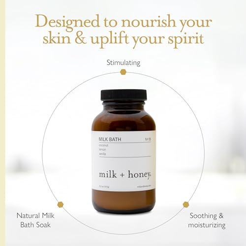Moisturizing Coconut Milk Bath Soak - Hydrating Relaxing Bath Additive 5.3oz