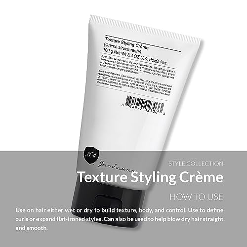 Number 4 Texture Styling Creme - Frizz Control & Curl Definition, 3.4 oz