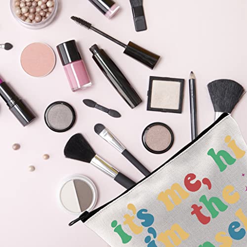 TSOTMO Therapist Makeup Bag It's Me, Hi I'm The Counselor It's Me Bag Gift For Song Fan Counselor Gift (the counselor)