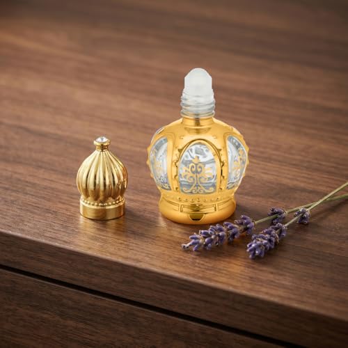 Glass Roll-On Bottles 6 Pack 15ml Leak-Resistant Essential Oil & Perfume Containers