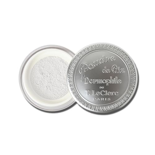 New T.LeClerc - Mattifying Loose Powder 00 Universal - 20 g - Rice Powder for Face, Long Lasting, Mattifying, Matte Finish, Shine-Controlling - Made in France Vegan (UNIVERSELLE, 20 g (Lot de 1))