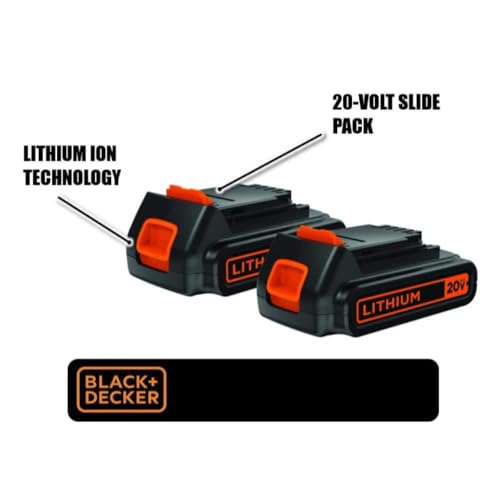 20V MAX PowerConnect Lithium Ion Battery Pack - 1.5 Ah, 2 Pack for Cordless Tools - Variation of THIS listing