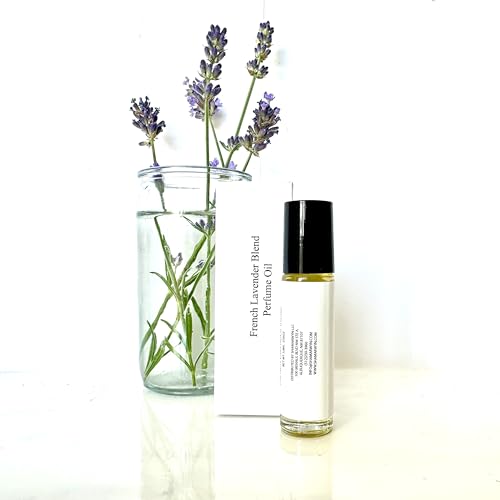 French Lavender Essential Oil Roll-On - Botanical Calm Perfume for Men & Women