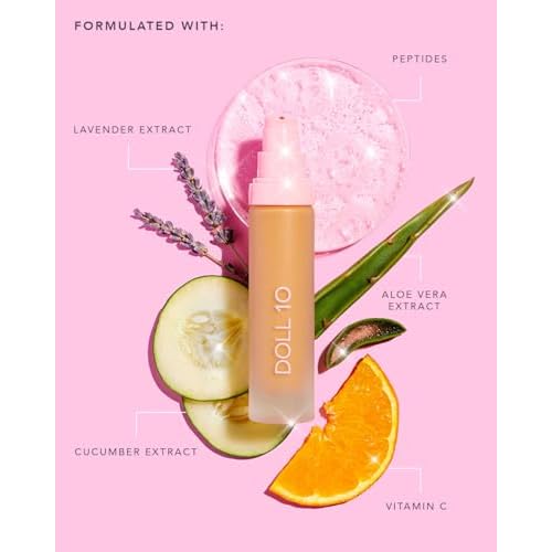T.C.E This Covers Everything Super Coverage Serum Makeup with Peptides (Tan, One Size)