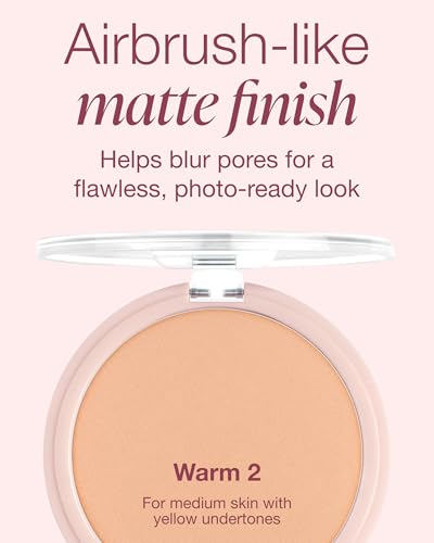 Mineral Fusion Pressed Powder Foundation Warm 2 0.32oz - Flawless Matte Finish
