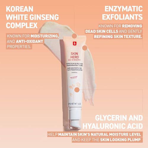 Erborian Skin Hero Perfector, Non-Tinted Concealer & Makeup Primer Hydrates, Smooths Texture, Blurs & Illuminates, Glass?Skin Base, Korean Skincare