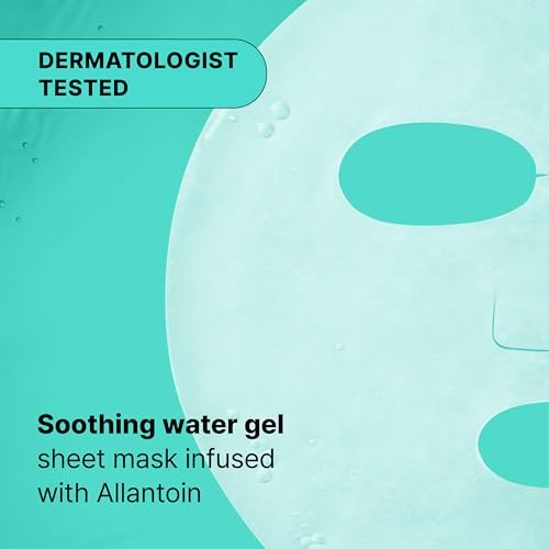 Hydrating & Soothing Face Sheet & Mud Masks Set - 5 Pack - Skin Barrier & Pore Purifying