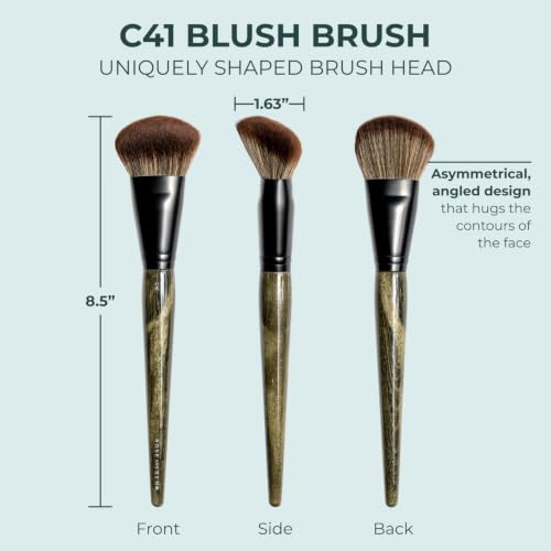 Angled Blush Brush - Vegan Makeup Brush for Powder & Highlighter - C41 Variation of THIS listing