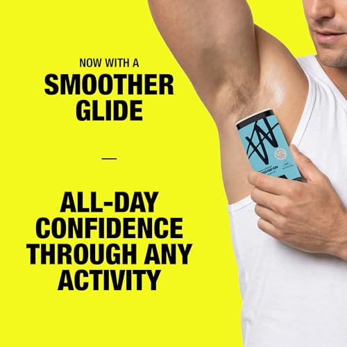 Men's Antiperspirant Deodorant - Wave Breaker Scent, 24H Sweat & Odor Protection, Vitamin-Infused, 2.6 oz Pack of 3