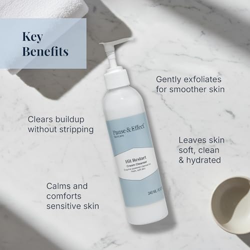 Gentle Enzyme Facial Cleanser for Sensitive Skin with Green Tea - Hydrating 240ml