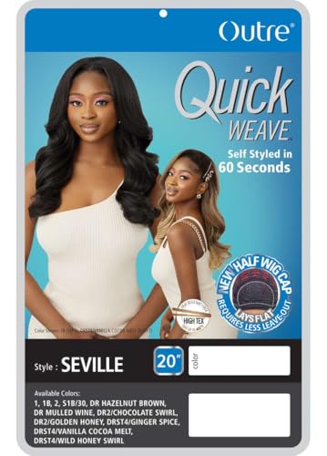 Outre Quick Weave Seville Hair Extension - Chocolate Swirl Variation DR2