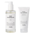 YUMU Double Cleansing Duo Set, Gentle Face Wash & Pore Control Cleansing Oil, Hydrating, Korean Skin Care