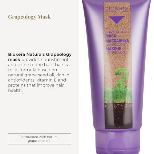 Nourishing Hair Mask for Blonde & Bleached Hair - Grape Seed Oil, 200ml