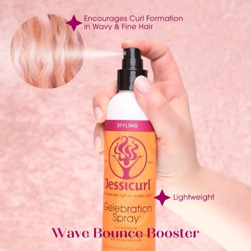 No Fragrance Jessicurl Gelebration Curl Enhancer Spray 8 Fl Oz for Fine Hair - Pack of 1