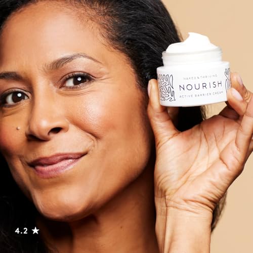 Nourish Active Barrier Cream with Squalane & Plant-Based Antioxidants - Hydrating, Anti-Aging Skin Care