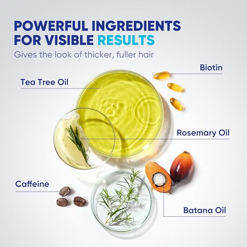 Biotin Hair Conditioner for Men - Thickening Volumizing with Rosemary & Tea Tree Oil - 13.5 Fl Oz