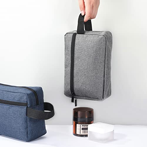 8-Piece Water-Resistant Men's Travel Toiletry Bags Set with Handles