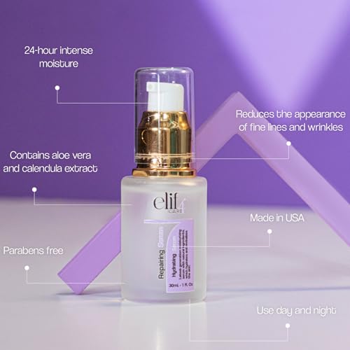Repairing Hyaluronic Acid Serum ? Deep Hydration & Anti-Aging Face Serum ? Multi-Molecular HA + Vitamin B5 ? Fills Fine Lines, Boosts Elasticity ? 30ml ? Oil-Free, Vegan, Made in USA