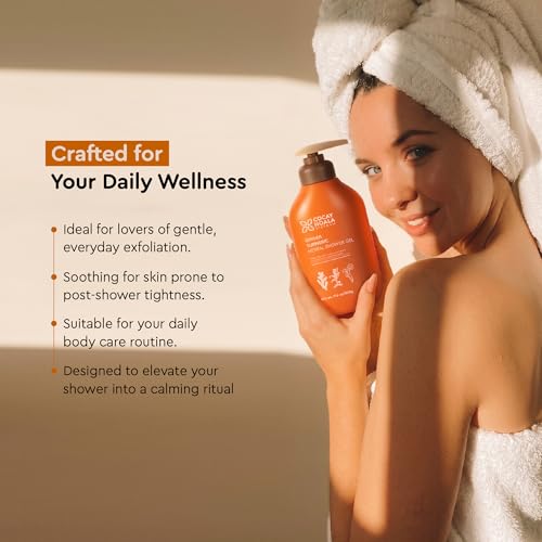 Turmeric Exfoliating Body Wash with Natural Ingredients - 17.64 oz