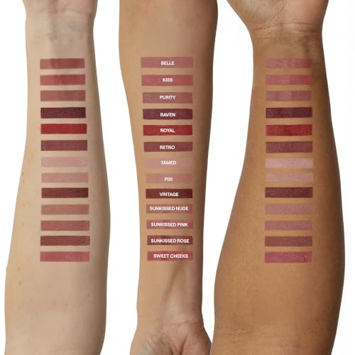 Nudestix Intense Matte Lip + Cheek Pencil - Sunkissed Rose, Long-Wear, Vegan