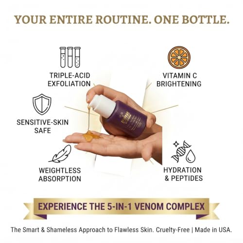 SNAYKAA Brightening Face Serum with Niacinamide & Vitamin C - Vegan, Hydrating, Anti-Aging