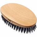 Kent PF22 Oval Black Military Brush - Boar & Nylon Bristle Grooming Brush - Variation PF22