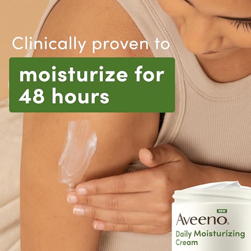 Aveeno Daily Moisturizing Cream with Prebiotic Oat & Shea Butter - 20 oz Pack of 2