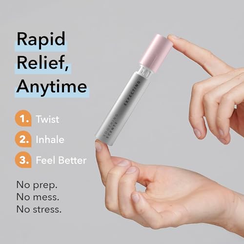 Pregnancy Aromatic Inhaler for Morning Sickness & Nausea - Natural Vapor Nasal Stick, 2.25ml