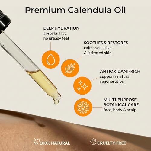 Cliganic Organic Marula Oil, 100% Pure - For Face & Hair | Natural Cold Pressed Unrefined (Packaging May Vary)