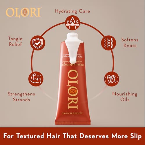Leave-In Conditioner & Detangler for Curly Coily Wavy Hair - 8 oz