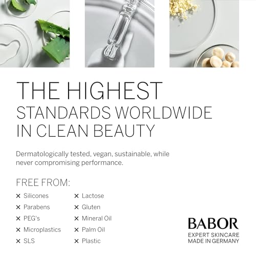 BABOR HY-OL Cleanser & Phyto HY-OL Booster Reactivating Set, Double Cleansing, Oil Cleanser and Makeup Remover Oil, Soothes and Reinvigorates Dry Skin