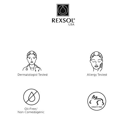 REXSOL Vitamin C Foaming Gel Face Wash | Anti-Aging Cleanser for Sensitive Skin | Natural Daily Facial Cleanser with Vitamins A & E - 8.1 OZ