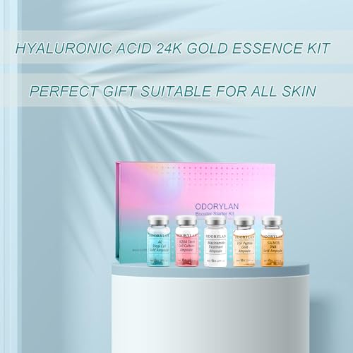 Stem Cell Serum for Face Ampoules - Exosomes for Skin Post Treatment Serum, Improves Skin Radiance Hydrating Skin-Firming Anti-Aging, 10 vials