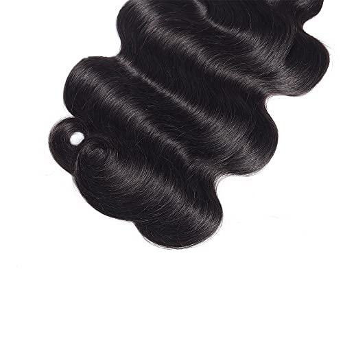 8 Inch Human Hair Extensions Body Wave Virgin Brazilian Hair for Black Women