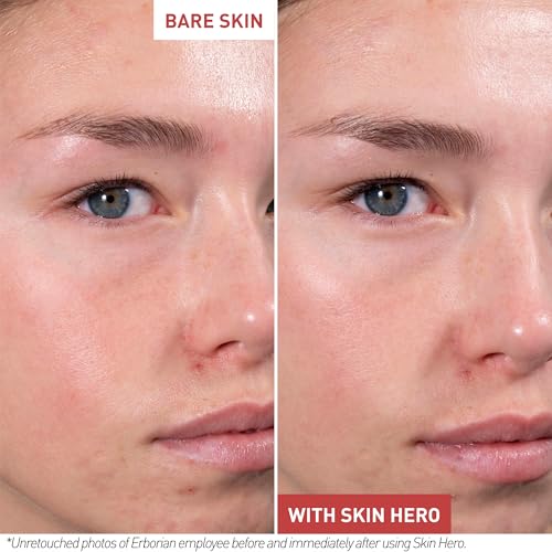 Erborian Skin Hero Perfector, Non-Tinted Concealer & Makeup Primer Hydrates, Smooths Texture, Blurs & Illuminates, Glass?Skin Base, Korean Skincare