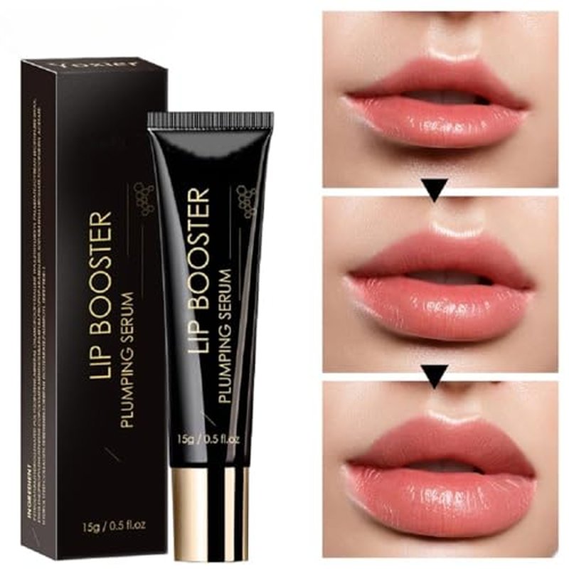 Collagen Lip Booster Plumping Serum Repair Lip Line Anti-Wrinkle Plump Enhancer Essence Hyaluronic Moisturizing Lip Treatment