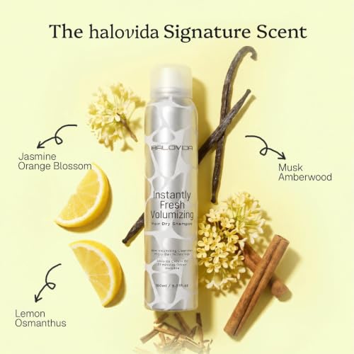 HALOVIDA Invisible Dry Shampoo 5.07 Fl Oz - Oil Control & Volume, No Residue