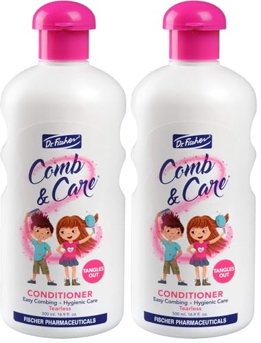 Kids & Baby Tear Free Conditioner 16.9 Fl Oz Pack of 2 - Tangle-Free Formula