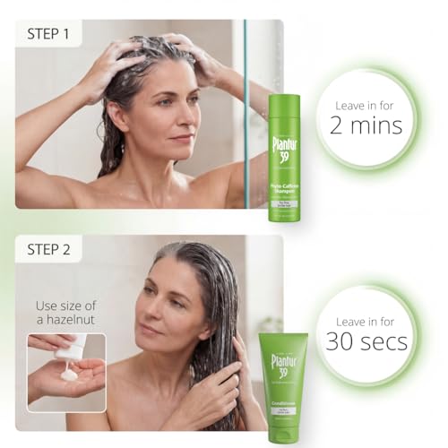 Plantur 39 Phyto-Caffeine Hair Care Kit for Fine & Brittle Hair - 3 Piece Set