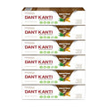 Herbal Fluoride-Free Toothpaste with Neem Clove Babool - Natural Oral Care Pack of 6
