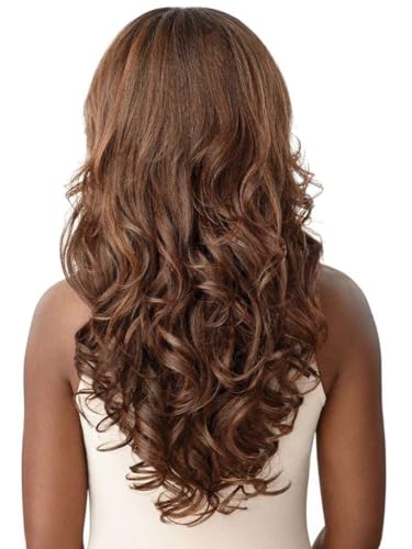 Outre Synthetic Quick Weave Half Wig - Neesha H304 in Chocolate Swirl