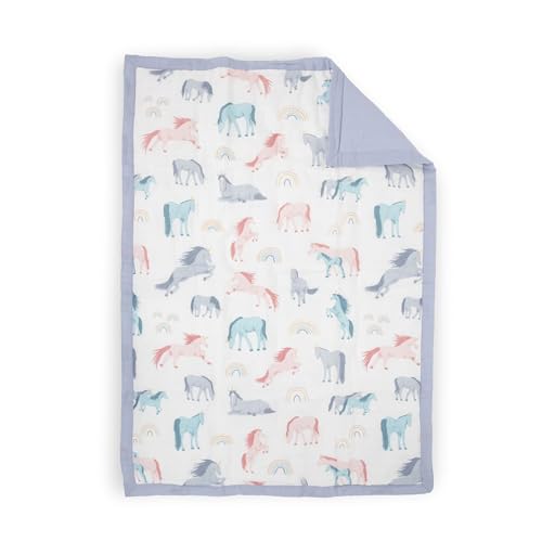 Little Unicorn Unicorns 3-Piece Toddler Bedding Set — Includes Comforter, Crib Sheet & Pillowcase